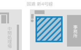 運搬車両の待機場所